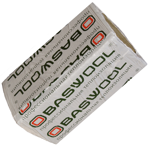 Утеплитель BASWOOL 45 - Лайт 1200х600х150 мм, 6 шт. уп