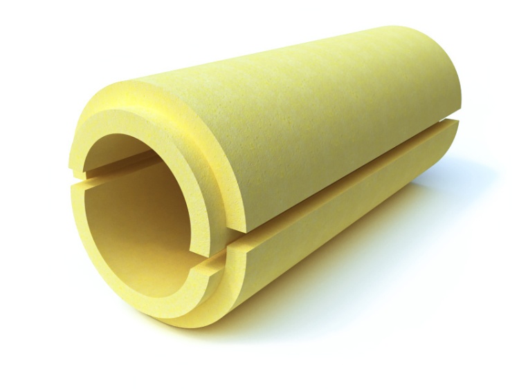 Скорлупа  для теплоизоляции труб ППУ С 1000х180х50 мм