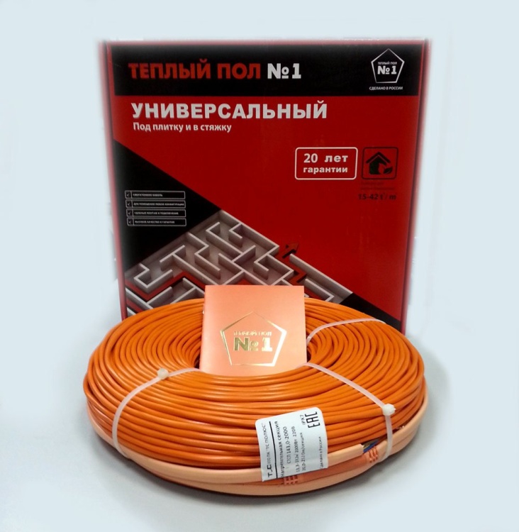 Нагревательная секция  "Теплый пол №1" СТСП-39-640